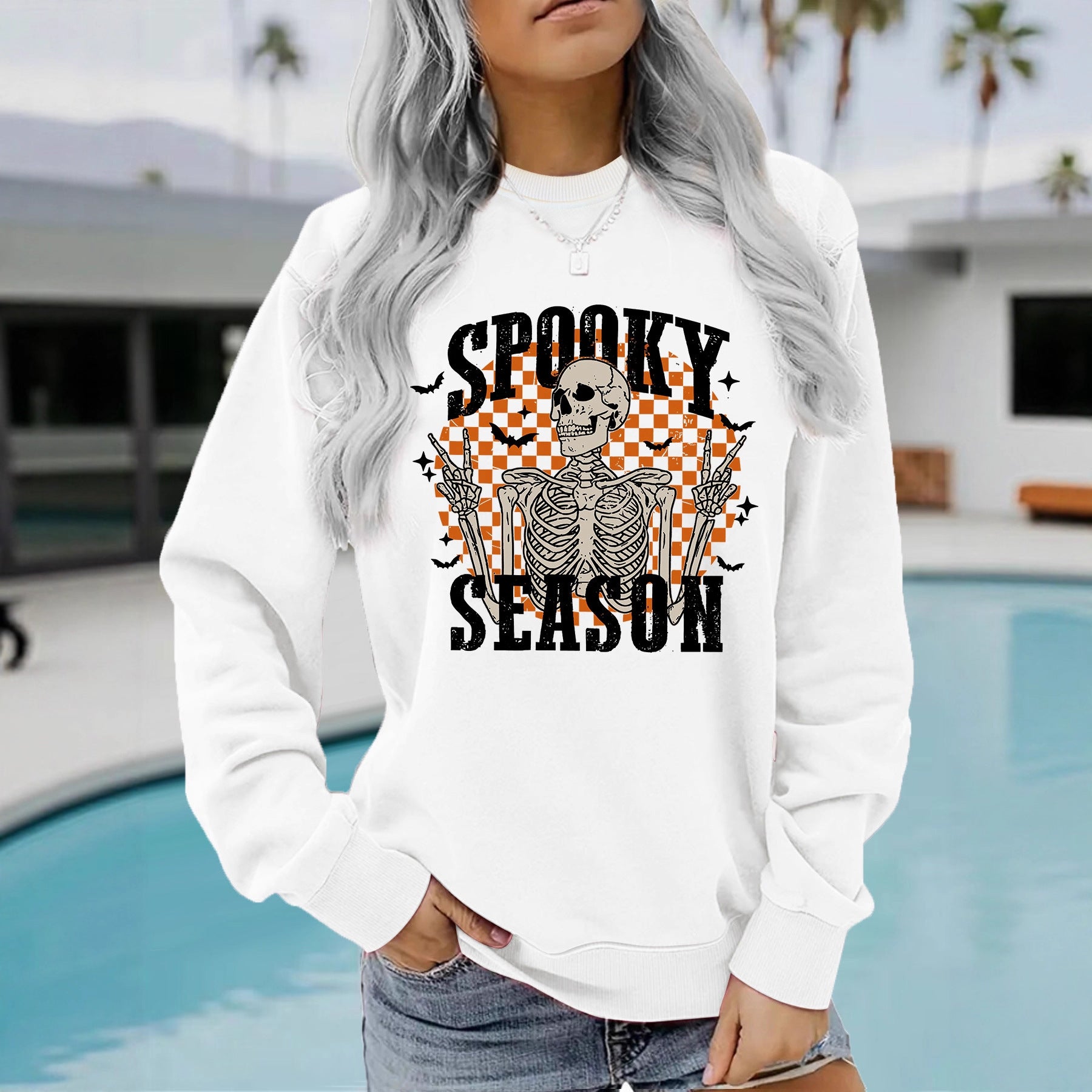 Printed Halloween Hoodie | Premium Loose Fit Sweatshirt