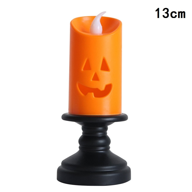 Flameless LED Halloween Candle | Safe, Flicker-Free Ambiance