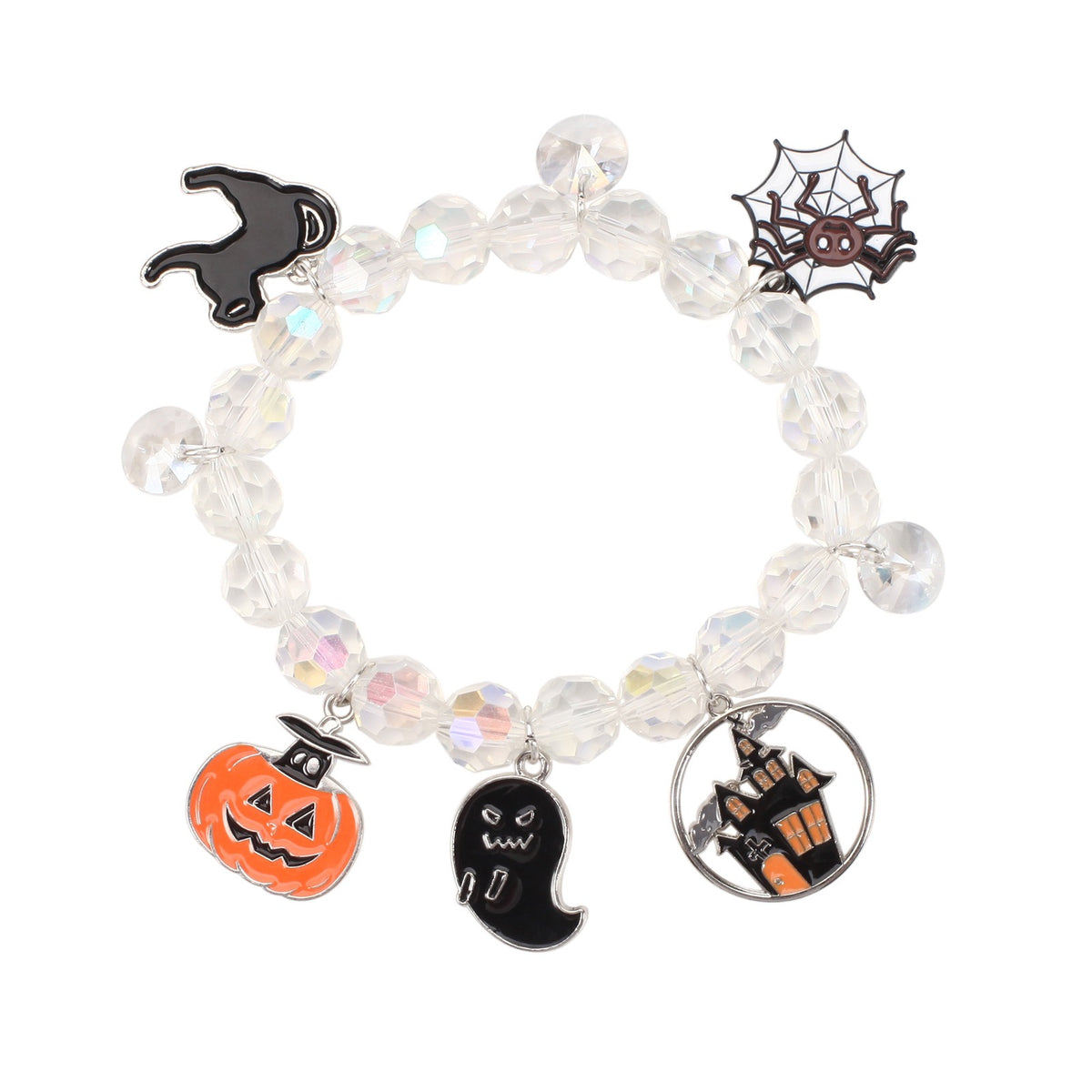 Halloween Crystal Charm Bracelet | Premium Party Accessory