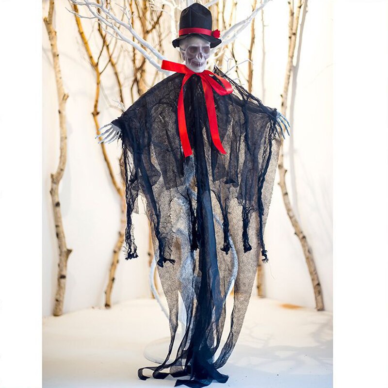 Hanging Grim Reaper Skull Prop | Premium Halloween Horror Decor