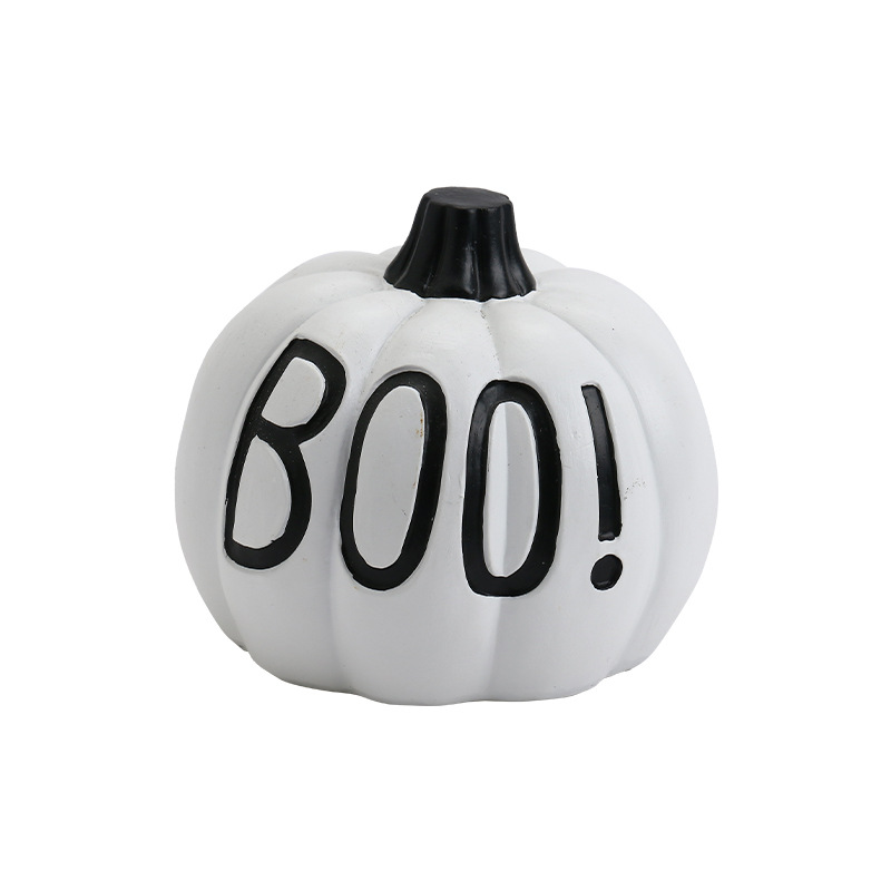 Resin Pumpkin Tabletop Ornament | Premium Halloween Decor