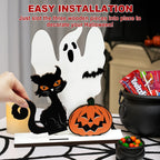 Wooden Ghost Hanging Ornament | Premium Halloween Craft Decor