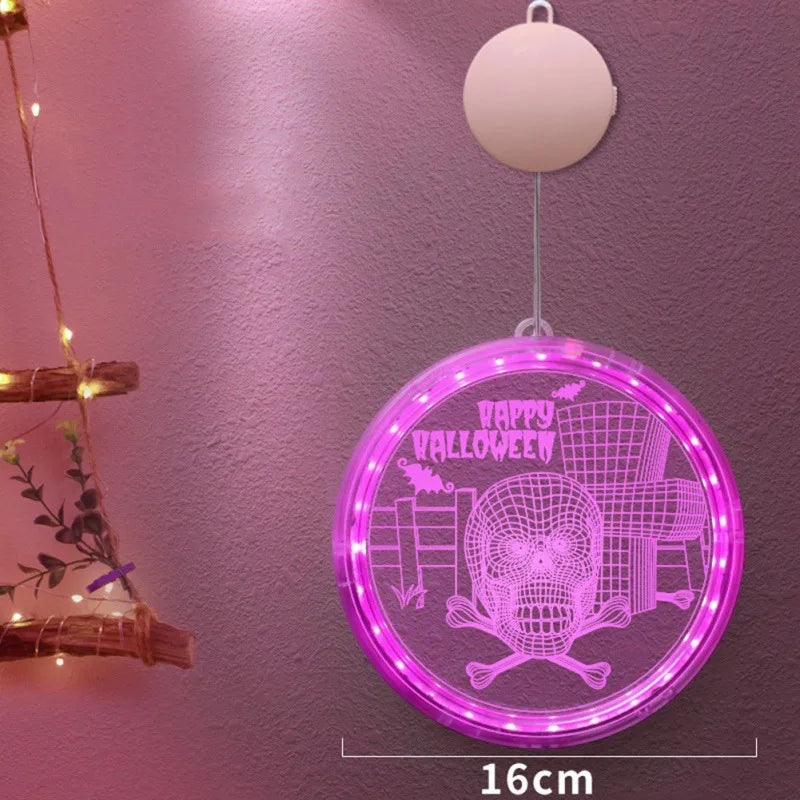 3D Window Hanging Lamp | Premium Halloween Light Decoration