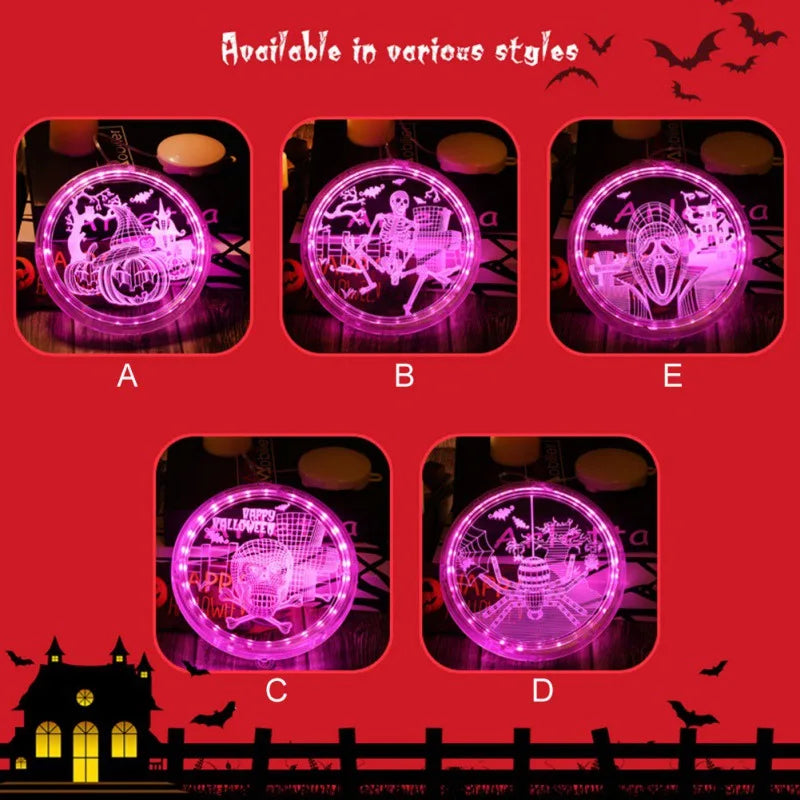 3D Window Hanging Lamp | Premium Halloween Light Decoration