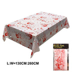 Bloody Handprint Tablecloth & Apron Set | Premium Halloween Decor