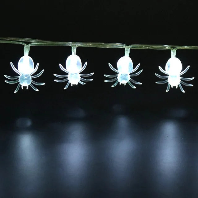 Spider Style LED String Lights | Premium Halloween Ambiance