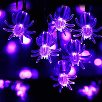 Spider Style LED String Lights | Premium Halloween Ambiance