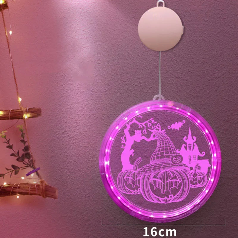 3D Window Hanging Lamp | Premium Halloween Light Decoration