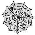 Spider Web Lace Tablecloth | Premium Halloween Table Décor, 40in