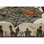 Spider Web Lace Tablecloth | Premium Halloween Table Décor, 40in