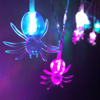 Spider Style LED String Lights | Premium Halloween Ambiance