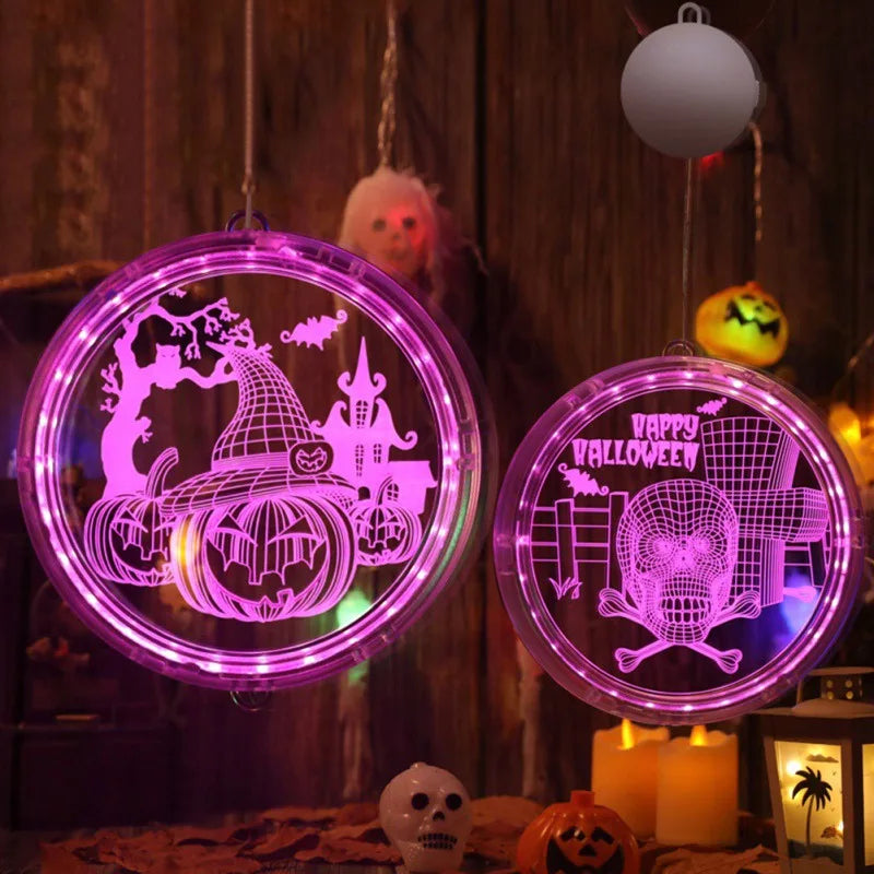 3D Window Hanging Lamp | Premium Halloween Light Decoration